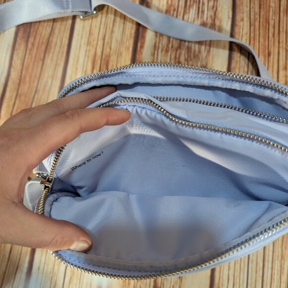 Lululemon Light Blue Dual Pouch Crossbody Bag for Women - Picture 5 of 9